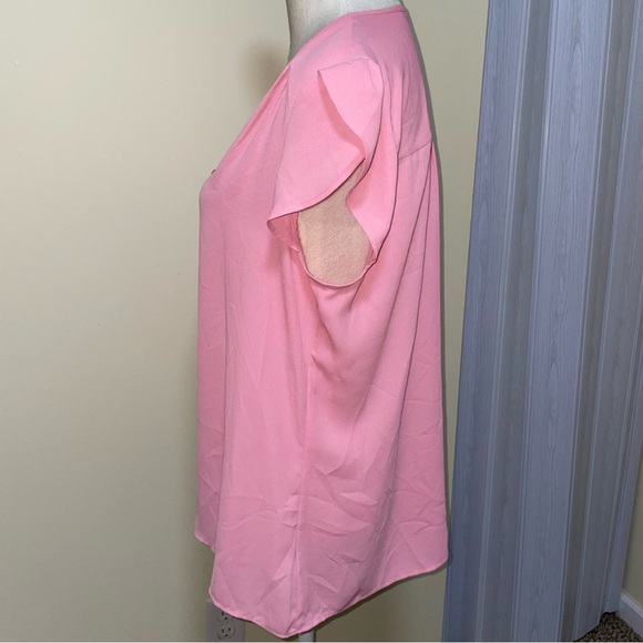 Pink Button-Up Blouse - Picture 3 of 6